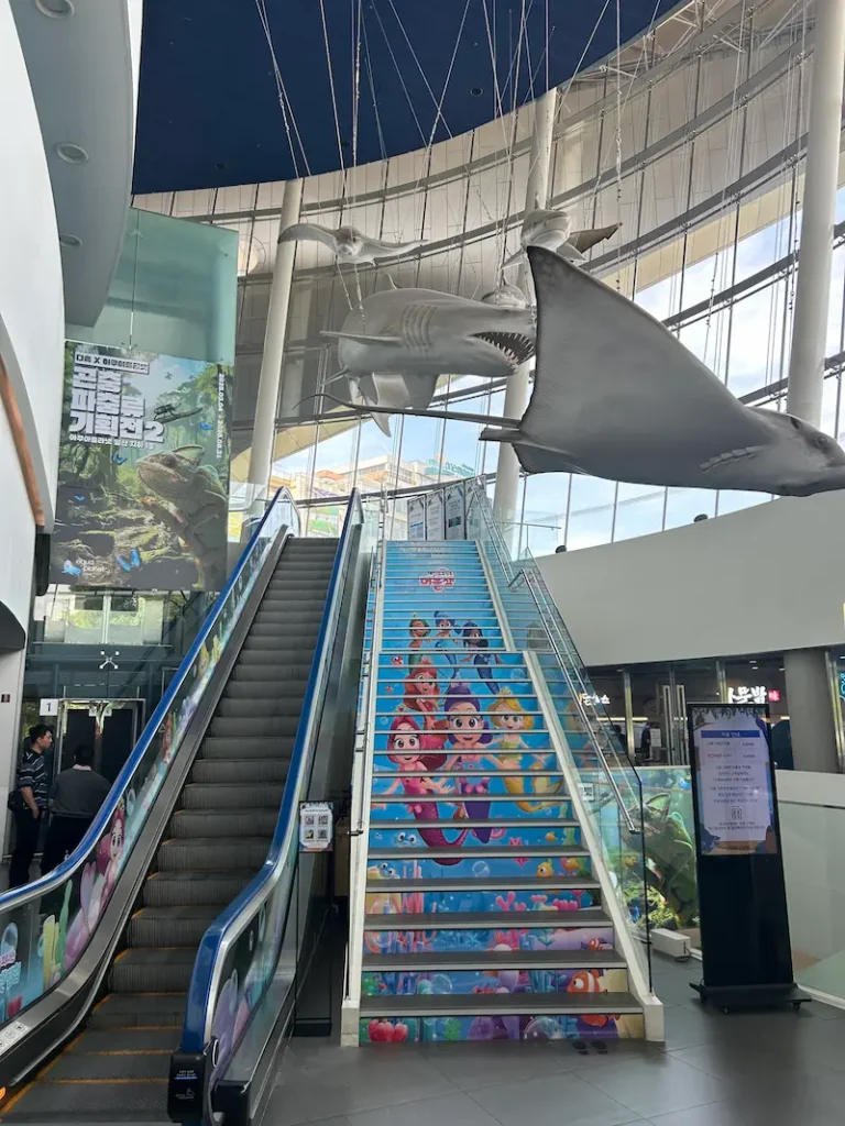 Aqua Planet Ilsan Main Lobby Escalator